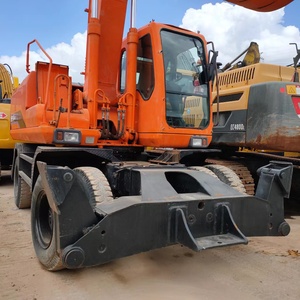 Excavatrice sur pneus hydraulique Doosan Dh210W-7 Dh210 d'occasion, 21 tonnes, en bon état - Product Image 6