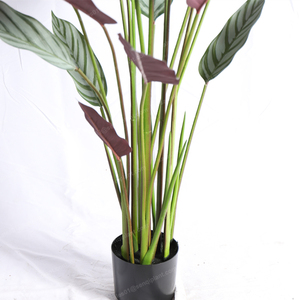Tropical Offre Spéciale Soie En Plastique Artificielle Oiseau <span class=keywords><strong>de</strong></span> Paradis Plante Faux Bonsaï Plante pour La Maison Intérieur Extérieur Décoration - Product Image 3