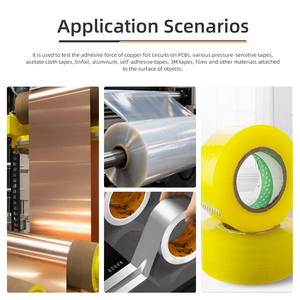 جهاز اختبار قوة التقشير القابل للبرمجة 90 - جهاز اختبار التقشير بسرعة 10-300 مم/دقيقة لمدة عام واحد لاختبار التصاق طلاء الأفلام الإلكترونية - Product Image 6