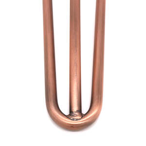 산업 복고풍 머리핀 테이블 다리 28 인치 블랙 연철 책상 다리 4 세트 커피 테이블에 적합한 산업 디자인 - Product Image 5