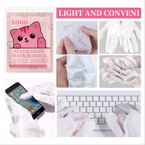 Masque hydratant jetable pour les mains, nourrissant et anti-rides, infusé aux perles, végétalien et sans cruauté animale, marque privée - Product Image 2