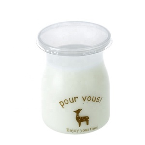 Bình Sữa Chua Nhựa <span class=keywords><strong>PP</strong></span> Trong Suốt Cấp Thực Phẩm <span class=keywords><strong>120ML</strong></span> 150ML Cốc Pudding Sữa Có Nắp Đậy - Product Image 3