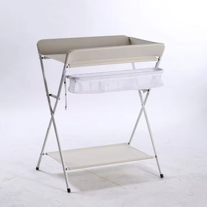 Tapis à langer pliable imperméable en polyester à motif de dessin animé et table à langer avec rangement pour couches, idéal pour salon et salle de bain - Offre Spéciale - Product Image 1