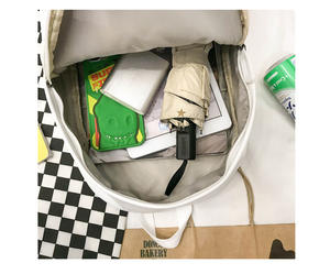 Tas punggung kecil wanita, ransel selempang wanita desain baru murah kulit Pu 2024 - Product Image 5