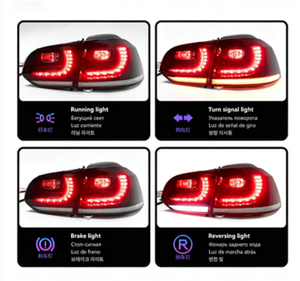 Nouveau <span class=keywords><strong>feu</strong></span> arrière rouge pour <span class=keywords><strong>Golf</strong></span> <span class=keywords><strong>6</strong></span> 2009-2012, <span class=keywords><strong>6</strong></span> LED R20, <span class=keywords><strong>feu</strong></span> de brouillard arrière, <span class=keywords><strong>feu</strong></span> stop, clignotant, pièces automobiles - Product Image 2