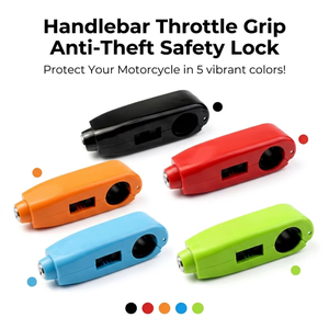 Blocco di Sicurezza Antifurto per Manubrio Moto e Scooter con 2 Chiavi per Altri Veicoli a Motore - Product Image 1