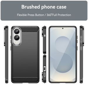 Funda Protectora de Lujo para Teléfono Móvil 5/M16 A06 5G, de Fibra de Carbono Resistente a Impactos, con Revestimiento Suave de TPU y Estampado en Caliente - Product Image 2