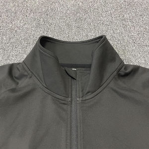 Custom Jogger Gym Sports manga larga 1/4 Quarter Zip Pullover Shirt - Product Image 4