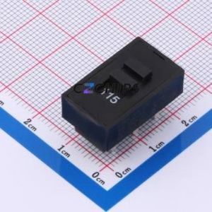 S202121MS02Q Slide Switch Through hole Component (THT) Switch Double Pole Double Throw Screwdriver Slot Through Hole 125V - Product Image 1