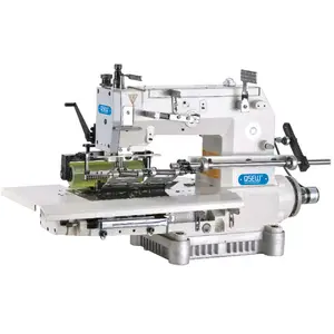 Máquina de costura industrial de QS-008-12064P/vmr 12, agulha plana multiagulha com plissagem, máquina de costura industrial