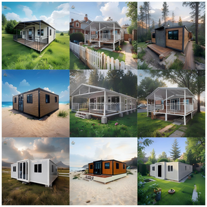Maisons préfabriquées pliables et extensibles isolées pour l'expédition, à <span class=keywords><strong>vendre</strong></span>, avec espace de jardin autonome - Product Image 3