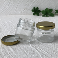 Échantillons gratuits de 25ml 30ml 50ml Conteneur d'emballage de confiture mini pot en verre de miel pour aliments