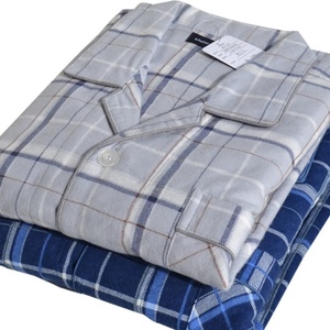 OEM nouveau automne et hiver hommes pyjamas costume grande taille lâche maison vêtements velours tissu double face cheveux épais chaud maison vêtements - Product Image 4