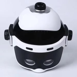 Helm pemijat kepala elektrik dua getaran, helm pijat kepala musik nirkabel tekanan udara otomatis - Product Image 5
