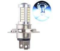 Vente Flash : Ampoules de Phare Moto LED H4 33SMD 800LM 6500K – Meilleures Ventes, Éclairage de Jour 12V pour Voiture, État Neuf