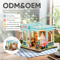 ODM 2025 Nouveau kit artisanal pour atelier de couture, artisanat en bois, métal, plastique, papier, lumière LED, puzzle 3D en bois, maison miniature DIY