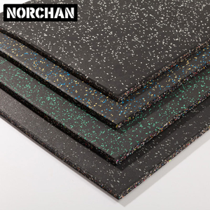 Tapis en caoutchouc 10 x 10, plusieurs couleurs au choix, pour salle de sport, durable, résistant <span class=keywords><strong>à</strong></span> l'usure, insonorisant, amortissant les chocs, facile <span class=keywords><strong>à</strong></span> nettoyer - Product Image 2