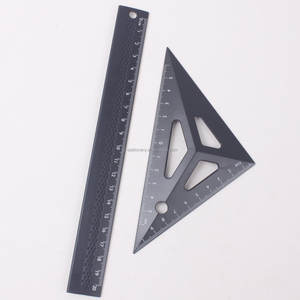 Papelería de oficina escolar Juego de matemáticas geométricas para dibujo escolar Reglas de plástico para oficina - Product Image 2