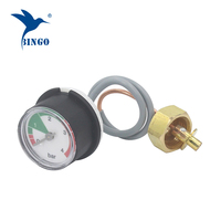 Manomètre de pression capillaire à vapeur en plastique BINGO 28 mm de haute qualité pour chaudière avec plage de mesure de 0 à 4 bars
