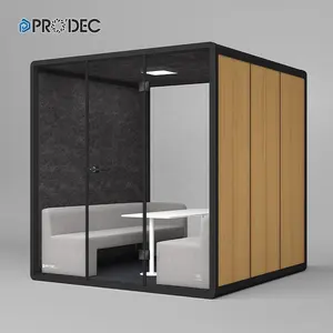 Modern Recording Studio Acoustic Room Office Meeting Silence Booth