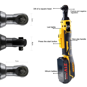 Llave de Trinquete Inalámbrica AERW16 20V, Juego de Herramientas Eléctricas Multifuncionales Portátiles para Bricolaje y Uso Industrial, Voltaje de 12V - Product Image 5