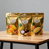 Sac en plastique coloré sur mesure, polyvalent, anti-odeur, avec trou de suspension et fermeture éclair, pour bonbons et aliments