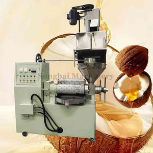 Presse à huile à vis en acier inoxydable commerciale, presse à huile comestible, soja, colza, arachide, pressage à froid et à chaud, petite taille - Product Image 4