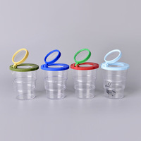 Rifeng Optics Three-Section 40mm Lens Cup Magnifying Glass Toys for Kids Plastic Insect Viewer Telescopic Cup Clear