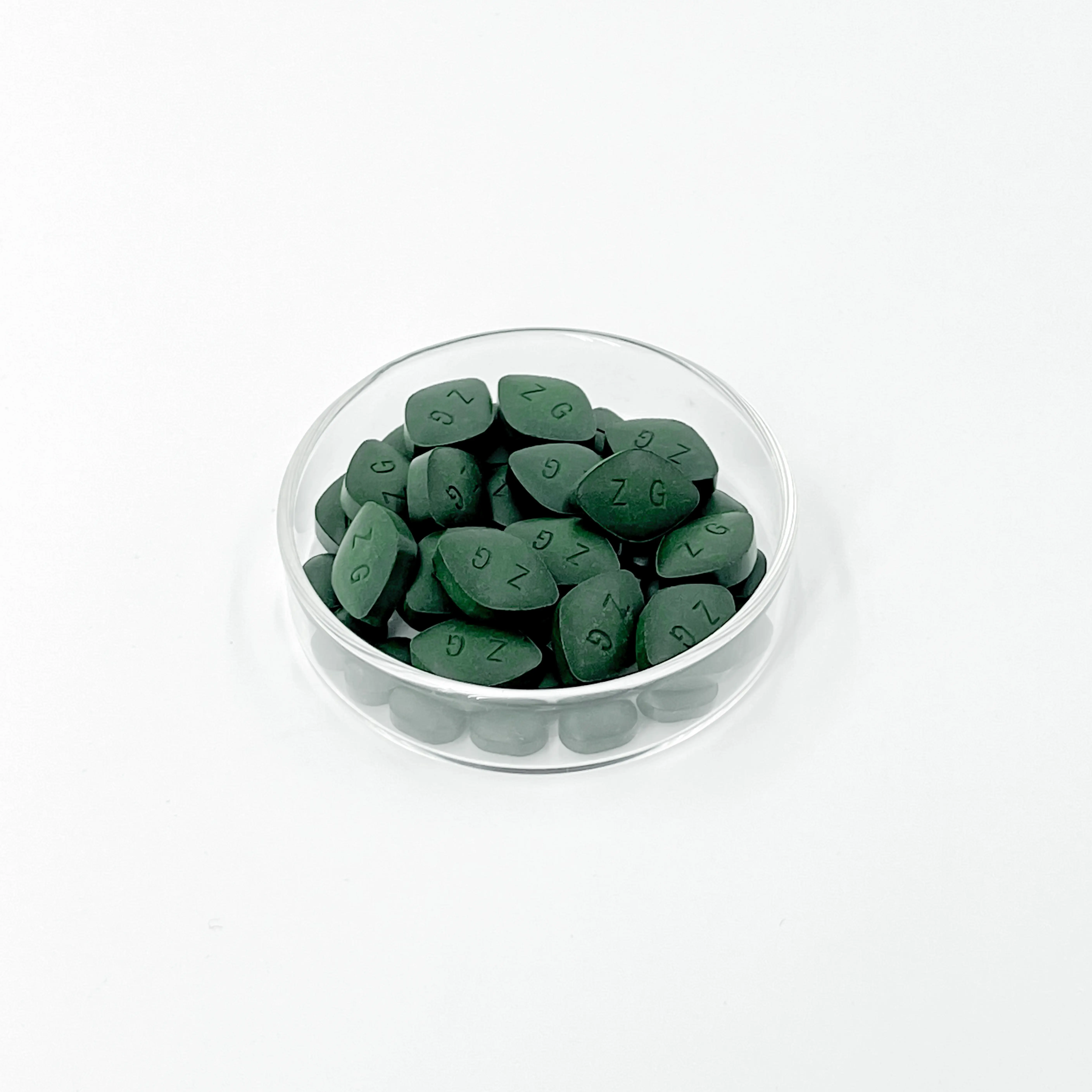 Vente en gros de comprimés de spiruline naturelle 250mg en vrac