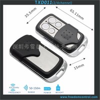 Télécommande universelle de clonage pour portail de garage 433 MHz, mini-clé télécommande universelle 4 canaux