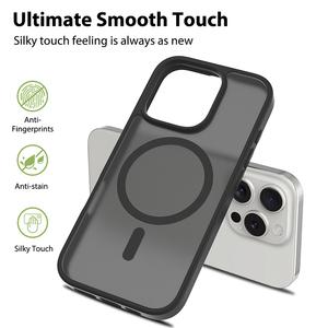Vendita calda nera opaca antigraffio custodia magnetica antiurto per telefono per 16 Pro e 16 Pro Max custodia protettiva per cellulare - Product Image 3