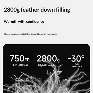 <span class=keywords><strong>Sacco</strong></span> <span class=keywords><strong>a</strong></span> <span class=keywords><strong>Pelo</strong></span> Ultraleggero <span class=keywords><strong>a</strong></span> Mummia per Climi Freddi 4 Stagioni in Piuma d'Oca Impermeabile per Campeggio all'Aperto - Product Image 3