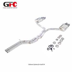 Système d'échappement Catback SUS304 pour Audi <span class=keywords><strong>S4</strong></span> <span class=keywords><strong>B8</strong></span> <span class=keywords><strong>B8</strong></span>.<span class=keywords><strong>5</strong></span> 3.0T, silencieux automobile, tuyau d'échappement - Product Image 4