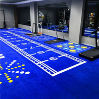 Gazon artificiel pour salle de sport, gazon synthétique écologique en PE PP, matériau plastique, 10 mm/20 mm, haute densité, ignifuge, tapis de gazon synthétique souple