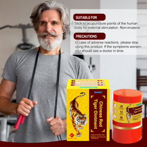 Pommade Colonnaire <span class=keywords><strong>Tigre</strong></span> Rouge Chinois Border Plaster <span class=keywords><strong>10g</strong></span> pour la fatigue articulaire, les douleurs au genou et l'inconfort, apaisante pour la douleur - Product Image 4