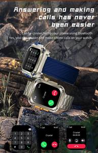 Smartwatch Z85 Max con Display da 2,04 Pollici, Bussola, Impermeabile, Monitoraggio Frequenza Cardiaca e Sonno, Orologio Sportivo con 3 Cinturini - Product Image 6