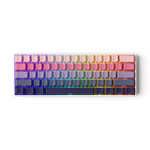 Teclado Magnético MonsGeek FUN60 Max HE, 61 Teclas, Diseño 60%, Color Rosa Fantasma-ST, Inalámbrico, ARGB, Frecuencia de Actualización de 500Hz, Teclado Personalizado - Product Image 1