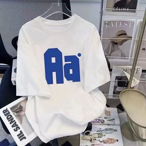 T-shirt unisexe en soie de lait, style japonais, col rond, manches courtes, respirant, anti-plis, coupe ajustée, pour l'été - Product Image 3