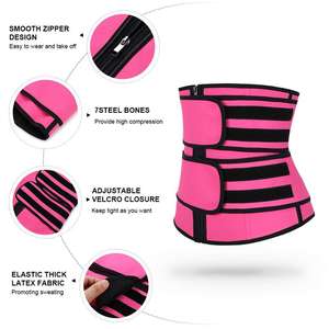 เข็มขัดรัดเอวปรับได้สำหรับออกกำลังกายหลังคลอด ช่วยกระชับสัดส่วน ลดสัดส่วน พร้อมซิปคู่ ลดราคาพิเศษ - Product Image 6
