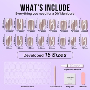 Proveedor de Uñas Btartbox, Uñas Artificiales, Uñas Postizas, Uñas de Gel Suaves de Lujo Personalizadas al por Mayor, Uñas a Presión - Product Image 5