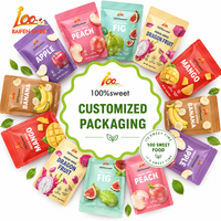 Fabrieksgroothandel Gefreeze-droogd Gemengd Fruit Geel Perzik Banaan Aardbei Vers Groen Gefreeze-droogd Fruit Snacks