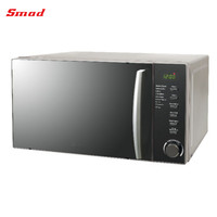 Four à micro-ondes portable Smad 20L, blanc, noir, en acier inoxydable, avec certification CE CB
