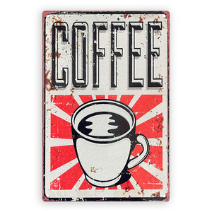 Plaques murales vintage en métal sur le thème du café, décorations murales rétro vieillies pour cuisine, café, bar, cadeau pour les amateurs de café, affiches murales - Product Image 4