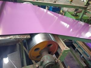 Bobines d'acier galvanisé prélaqué rose <span class=keywords><strong>PPGI</strong></span> PPGL à prix d'usine, bobines d'acier galvanisé prélaqué pour les constructions - Product Image 3