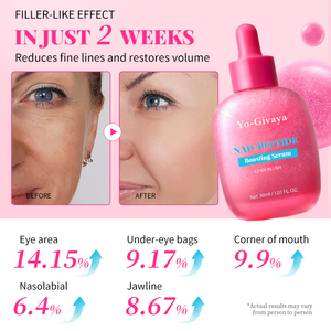 NAD+ Peptide Boosting <strong>Hyaluronic</strong> <strong>Acid</strong> 30ml Vegan Collagen Serum Anti-Aging Skin Care Niacinamide Vitamin C Whitening 5 Ceramide - Product Image 3