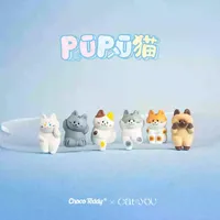 Pupu Cat Toilet Phone Stand Blind Box Collectible Figure Accessory Gift for Fans ChocoTeddy