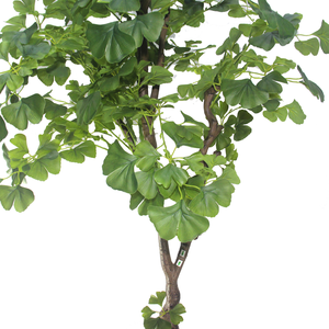 CHUANGFA Arbre artificiel réaliste de <span class=keywords><strong>Ginkgo</strong></span> <span class=keywords><strong>Biloba</strong></span> de 170 cm pour utilisation en extérieur/intérieur, décoration de mariage - Product Image 4