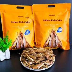 Xianghai Sarı Krokete Kızartılmış Kurutulmuş Balık 500g Tuzlu Çıtır Doku Hazır Atıştırmalık - Product Image 3