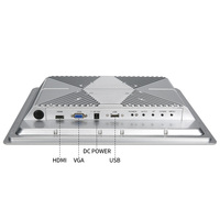 Panel PC Industrial sin Ventilador con Clasificación IP65, con Windows 10, Tamaños de 10.4 y 21 Pulgadas, Pantalla Táctil Industrial Integrada, Compatible con Win10