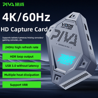 Carte de capture vidéo HD VD05 4K 60Hz pour jeux, streaming en direct, caméra, ordinateur portable - Prise en charge MP4